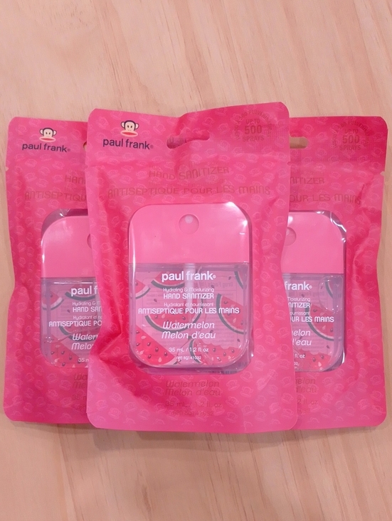 Paul Frank Other - Paul Frank Hand Sanitizer Spray Set 3 - Watermelon